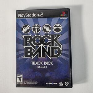 Rock Band Track Pack Vol. 1 (Sony PlayStation 2), Tested & Working